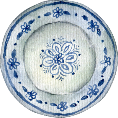 Vintage Porcelain Plate